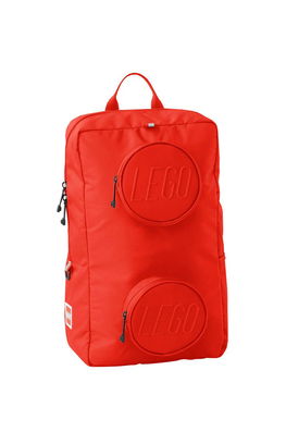 Lego Ghiozdan Copii Culoarea Rosu, Mic, Material Neted, Textil