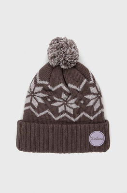 Dakine Căciulă Din Amestec De Lână Culoarea Maro, Din Tricot Gros Dama, Cu Un Amestec De Lana