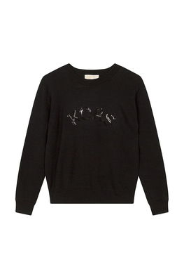Michael Kors Pulover Copii Culoarea Negru, Light, Model Imprimeu