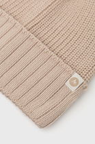 Marmot Caciula Culoarea Bej, Din Tricot Gros Dama