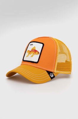 Goorin Bros Sapca Culoarea Portocaliu, Cu Imprimeu Dama
