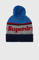 Superdry Caciula Din Tricot Gros Dama Albastru