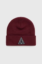 HUF Caciula Culoarea Bordo, Bărbaţi Burgundia, Model Imprimeu