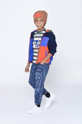 Marc Jacobs Tricou De Bumbac Pentru Copii Modelator Multicolor, Model Print