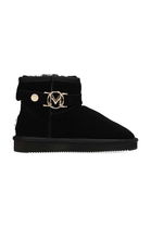 Mexx Cizme De Iarna Bobby Buckle Culoarea Negru Dama, Imitatie De Piele Intoarsa