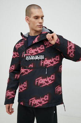 Napapijri Geaca X Fiorucci Barbati, Culoarea Negru Bărbaţi