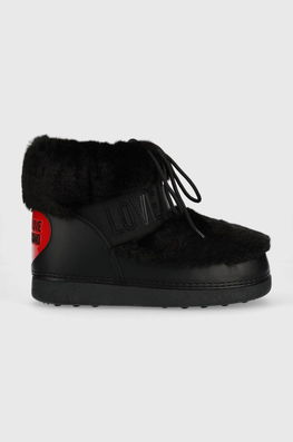 Love Moschino Cizme De Iarna Culoarea Negru Dama, Sintetic