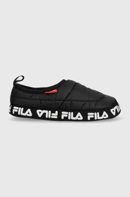 Fila Papuci De Casa Culoarea Negru Dama