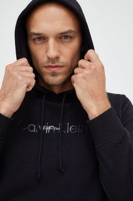 Calvin Klein Performance Bluză Trening Barbati, Culoarea Negru, Cu Imprimeu Bărbaţi, Model Print