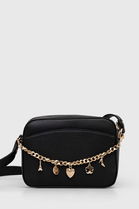 Call It Spring Poseta Trinket Culoarea Negru Dama, Imitatie De Piele
