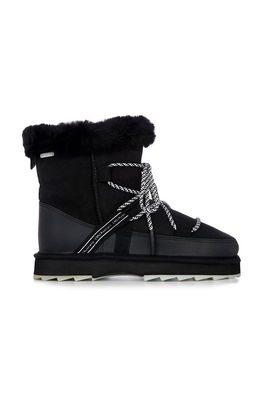 Emu Australia Cizme De Iarna Culoarea Negru Dama, Piele Intoarsa