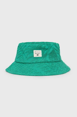 Billabong Palarie Din Bumbac Culoarea Verde, Bumbac Dama, Model Imprimeu