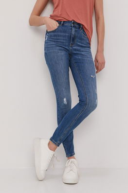Vero Moda Jeans Femei, High Waist Dama Albastru