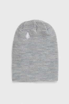 Volcom Caciula Culoarea Gri Dama, Model Melanj