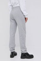 Chiara Ferragni Pantaloni De Bumbac Femei, Culoarea Gri, Cu Imprimeu Dama