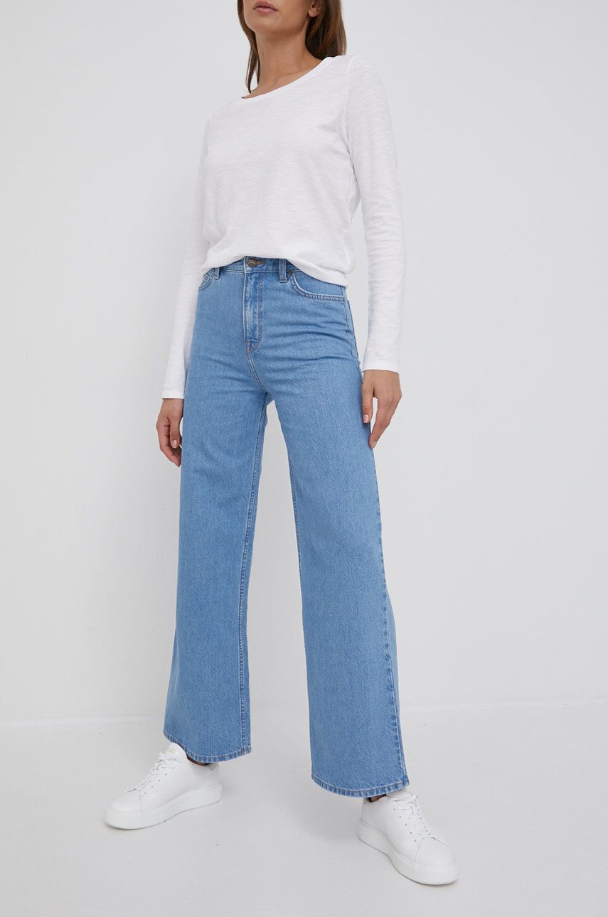 Lee Jeansi Stella A Line Light Vada Femei , High Waist Dama Albastru