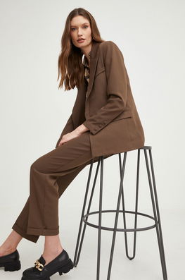 Answear Lab Femei, Culoarea Maro Dama