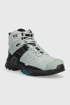 Salomon Pantofi X Ultra 4 Mid GTX Femei, Culoarea Gri Dama, Piele