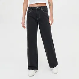 House - Blugi wide leg - Negru