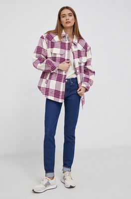 Wrangler Geacă Femei, Culoarea Violet, De Tranzitie Dama