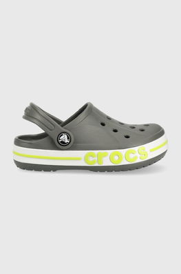 Crocs Slapi Copii Culoarea Gri, Sintetic