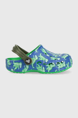 Crocs Slapi Copii Albastru, Sintetic