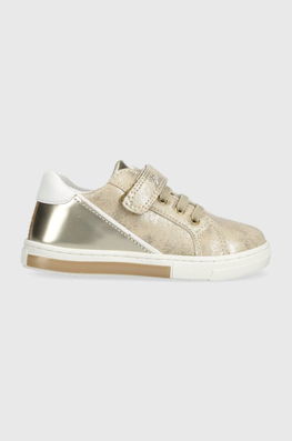 Primigi Sneakers Pentru Copii Culoarea Auriu, Imitatie De Piele