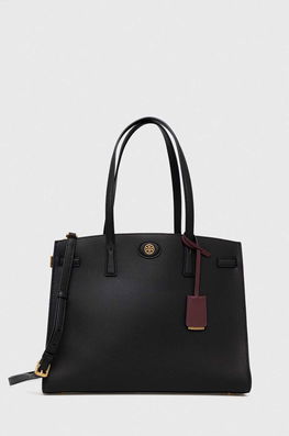 Tory Burch Poseta De Piele Culoarea Negru Dama