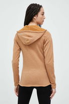 Houdini Bluza Femei, Culoarea Maro, Cu Glugă, Neted Dama