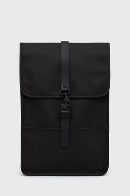 Rains Rucsac 12800 Backpack Mini Culoarea Negru, Mare, Neted Dama, Sintetic