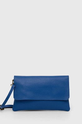 Answear Lab Poseta Piele Culoarea Albastru Marin Dama Bleumarin