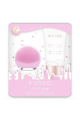 FOREO Kit De îngrijire A Pielii Faciale Set LUNA Go Pearl Pink Bărbaţi Roz