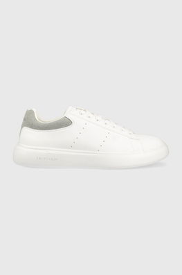 Trussardi Sneakers New Yrias Culoarea Alb, 77A00513 9Y099998 Bărbaţi, Imitatie De Piele
