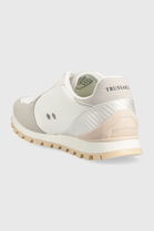 Trussardi Sneakers Club Runner Culoarea Alb, 79A00850 9Y099998 Dama, Imitatie De Piele