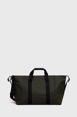 Rains Geanta 13230 Weekend Bag Large Culoarea Verde Bărbaţi, Sintetic