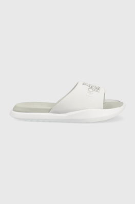 The North Face Papuci Femei, Culoarea Alb Dama, Imitatie De Piele, Toc Plat