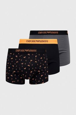 Pack Barbati, Culoarea Negru Emporio Armani Underwear Bărbaţi, Tricotaj, Model Print
