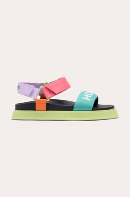 Hoff Sandale HIGH SUMMER Femei, 12320003 GARDEN Dama Multicolor, Piele, Toc Plat