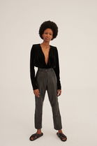 Undress Code Bluză Femei, Culoarea Negru, Material Neted Dama, Cu Elastan, Casual