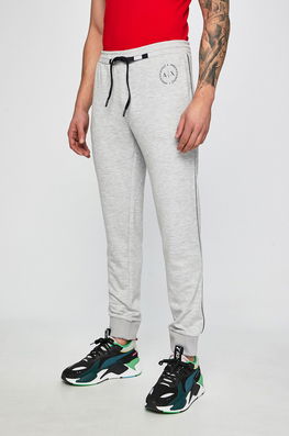 Pantaloni Armani Exchange Bărbaţi Gri, Tricotaj