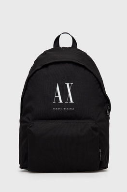 Armani Exchange Rucsac Barbati, Culoarea Negru, Mare, Cu Imprimeu Bărbaţi, Textil, Model Print