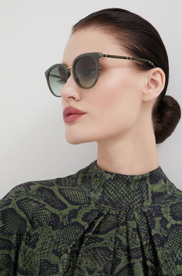 Burberry Ochelari De Soare Femei, Culoarea Verde Dama