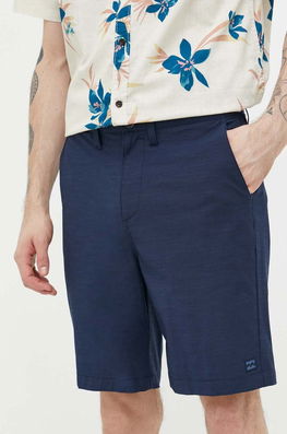 Billabong Pantaloni Scurti Barbati, Culoarea Albastru Marin Bărbaţi Bleumarin, Panza