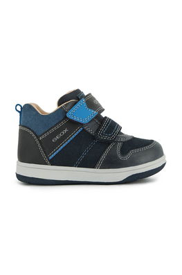 Geox Pantofi Copii Culoarea Negru, Imitatie De Piele