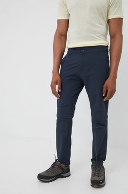 4F Pantaloni De Exterior Barbati, Culoarea Albastru Marin, Drept Bărbaţi Bleumarin, Tricotaj