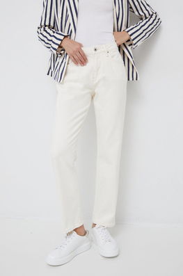 Pepe Jeans Jeansi Femei , High Waist Dama Bej