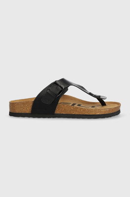 O'Neill Slapi Femei, Culoarea Negru, Cu Toc Plat Dama, Imitatie De Piele