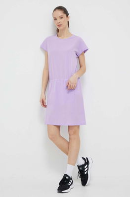 Helly Hansen Rochie Culoarea Violet, Mini, Drept Dama, Tricotaj, Casual