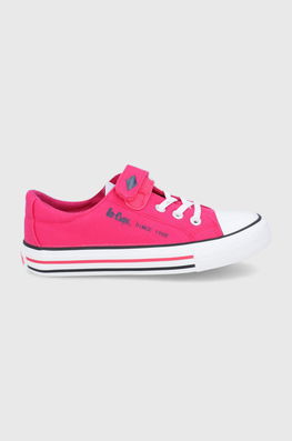 Lee Cooper Tenisi Copii Culoarea Roz, Textil
