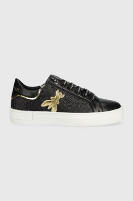 Patrizia Pepe Sneakers Pentru Copii Culoarea Negru, Piele